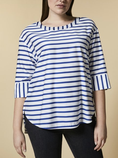 Белая блуза MARINA RINALDI: фото - Invogue