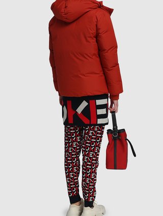 Красное платье KENZO: фото 2 - Invogue