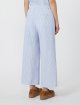 Голубые штаны WEEKEND MAX MARA из хлопкового сатина: фото 3 - Invogue