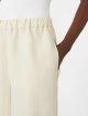 Бежеві брюки Max Mara з льону та шовку: фото 4 - Invogue