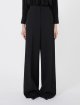 Чорні брюки MAX MARA з віскозного трикотажу: фото 2 - Invogue