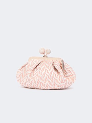 Рожева сумка Pasticcino Weekend Max Mara з льону та шовку: фото 2 - Invogue