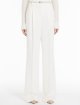 Молочні брюки MAX MARA з високою талією: фото 1 - Invogue