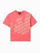 Красная футболка EMPORIO ARMANI KIDS: фото - Invogue