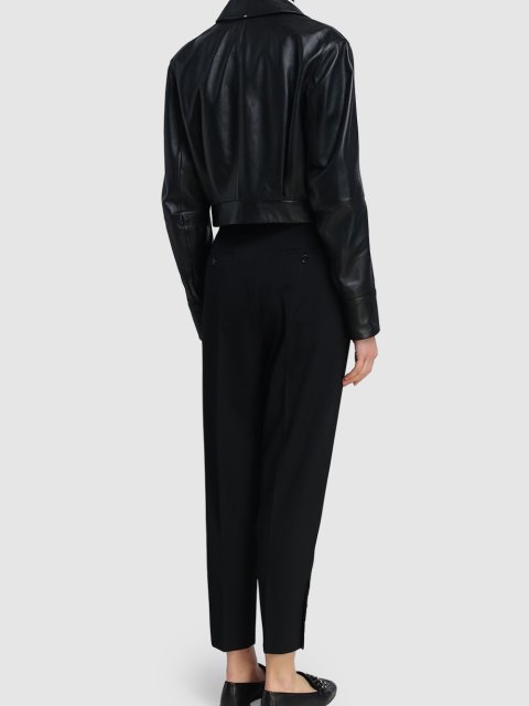 Чёрная куртка SPORTMAX: фото 2 - Invogue