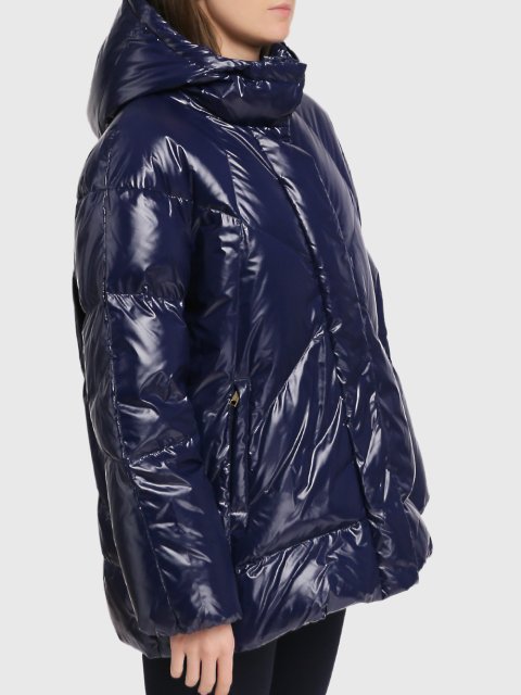 Синяя куртка MARINA RINALDI: фото 2 - Invogue