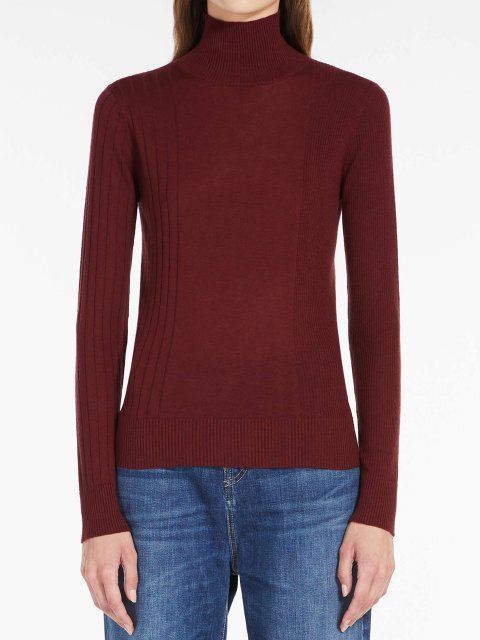 Бордовий светр MAX MARA : фото 1 - Invogue