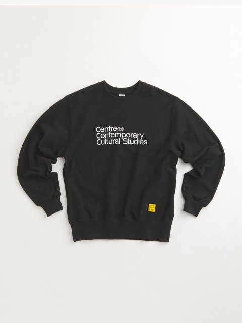 Черный свитшот CCCS хлопковый: фото - Invogue