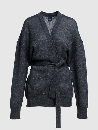 Тёмно-серый кардиган MAX MARA: фото - Invogue