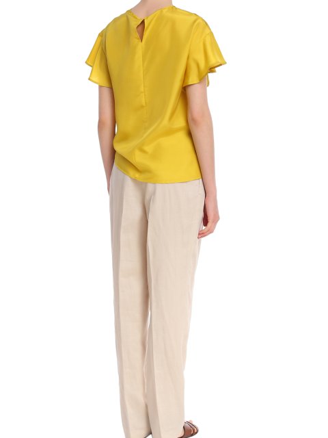 Жёлтая блуза MARELLA: фото 2 - Invogue
