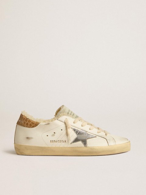 Білі снікерси GOLDEN GOOSE зі шкіри: фото - Invogue