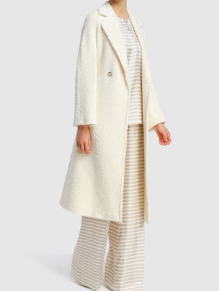 Кремовые брюки MAX MARA: фото 1 - Invogue
