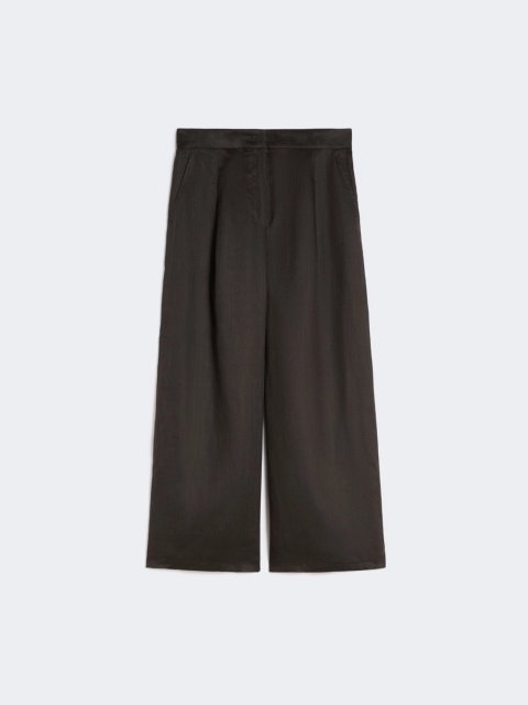 Чорні брюки Max Mara з рамі: фото - Invogue