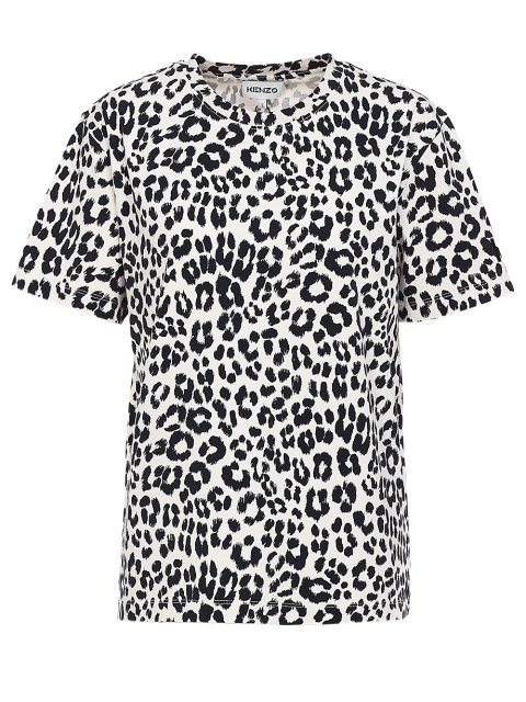 Бежевая футболка KENZO: фото - Invogue