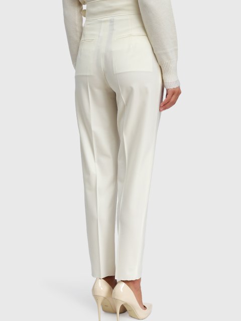 Кремові брюки MAX MARA : фото 3 - Invogue