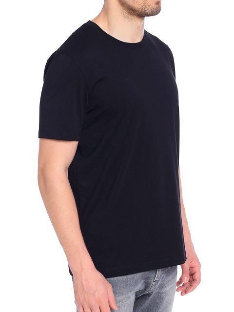 Чорна футболка BOSS : фото 6 - Invogue