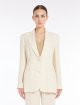 Бежевий жакет Max Mara з льону: фото 2 - Invogue