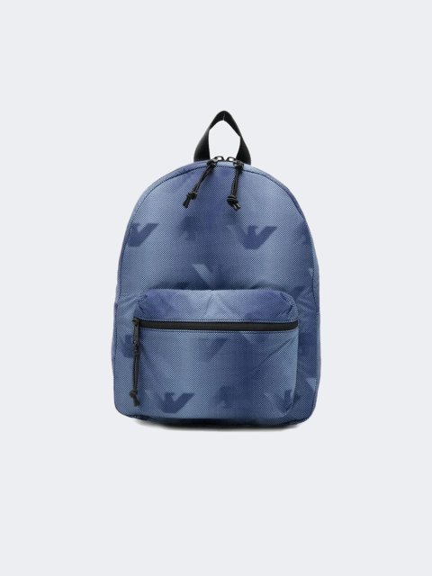 Рюкзак з нейлону з принтом Eagle Emporio Armani Kids: фото - Invogue