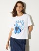 Біла футболка Max&Co з вишитим логотипом з бавовни: фото 2 - Invogue