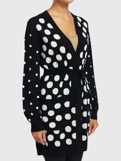 Чорний кардиган MAX MARA : фото 2 - Invogue