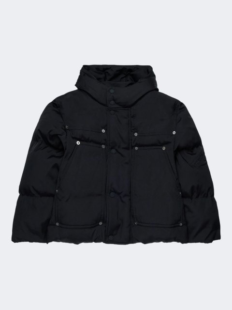 Чорна куртка DSQUARED KID з бавовни: фото - Invogue