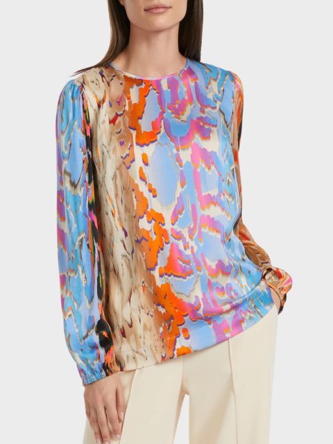 Синя блуза MARC CAIN : фото 1 - Invogue