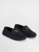 Темно-сині мокасини DOLCE&GABBANA KIDS зі шкіри: фото 1 - Invogue