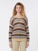 Коричневий светр Weekend Max Mara з льону та бавовни: фото 2 - Invogue