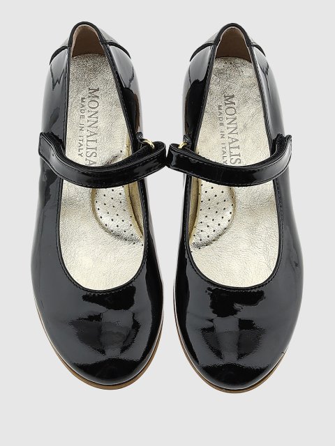 Чёрные туфли MONNALISA: фото 1 - Invogue