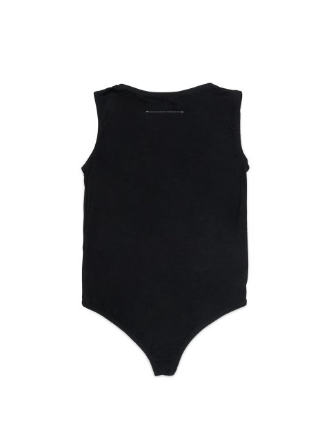 Черное боди MM6 Maison Margiela: фото 1 - Invogue