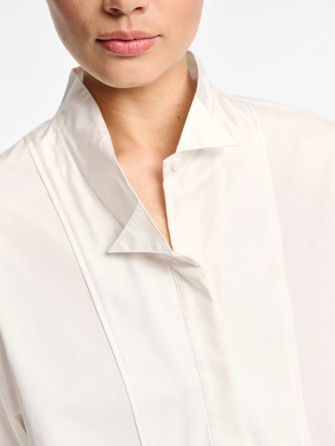 Белая блуза Dorothee Schumacher поплиновая: фото 1 - Invogue