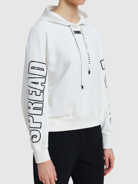 Молочная кофта MARC CAIN: фото 3 - Invogue