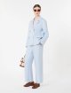 Блакитний жакет Max Mara з лляної тканини: фото 1 - Invogue