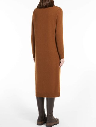 Коричневая сукня MAX MARA: фото 2 - Invogue