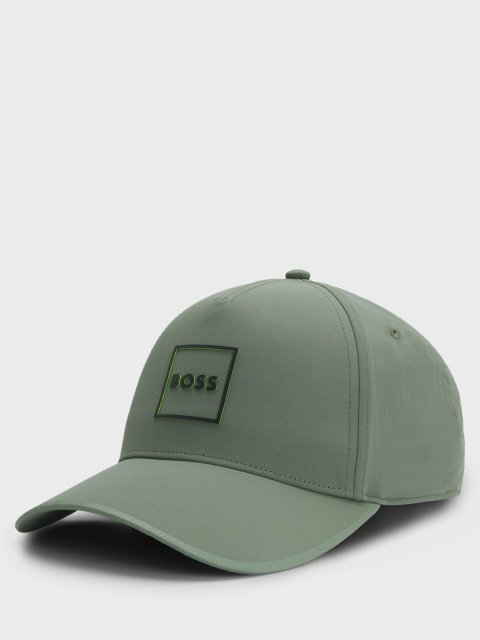 Зелена кепка BOSS : фото 2 - Invogue