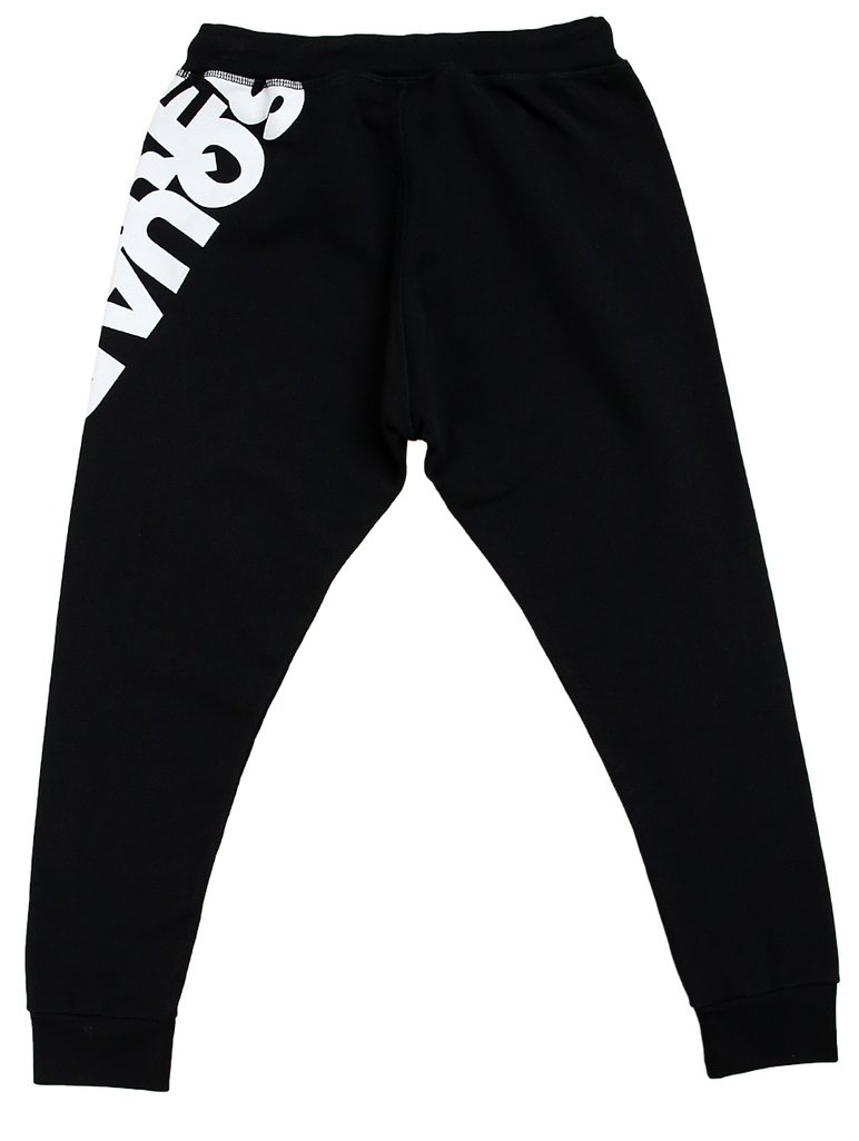 Чёрные брюки DSQUARED KID: фото 3 - Invogue
