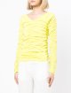 Жовта кофта HELMUT LANG : фото 1 - Invogue