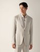 Бежевий жакет Zegna з льону: фото 2 - Invogue