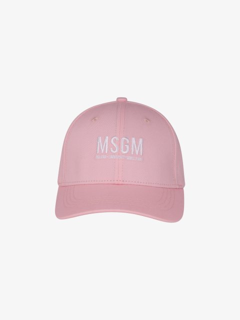Рожева кепка MSGM з бавовни: фото - Invogue