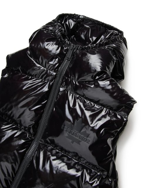 Чорний жилет DSQUARED KID : фото 3 - Invogue
