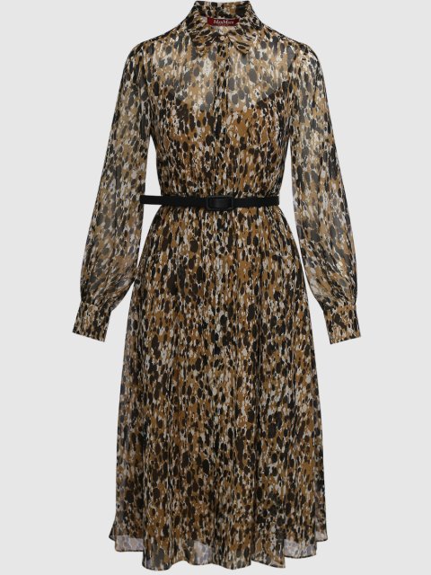 Бежевое платье MAX MARA: фото - Invogue