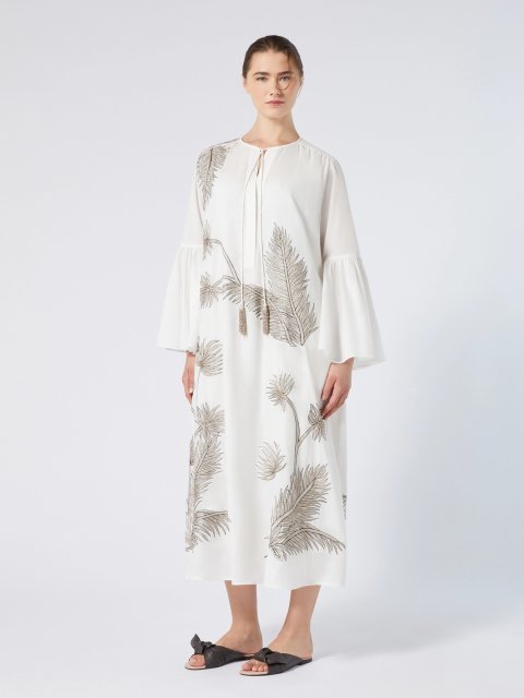 Біла сукня Marina Rinaldi з вишивкою: фото 1 - Invogue