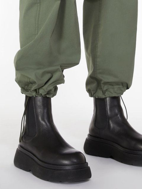 Зелёные брюки WEEKEND MAX MARA: фото 3 - Invogue