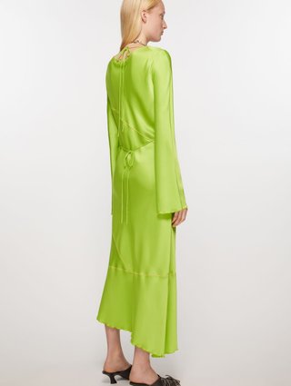 Зелена довга сукня Acne Studios: фото 2 - Invogue