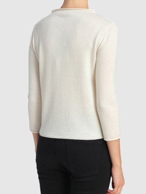 Молочный свитер MARELLA: фото 3 - Invogue