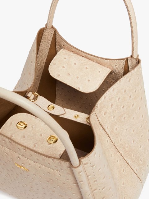 Бежевая сумка MAX MARA: фото 5 - Invogue