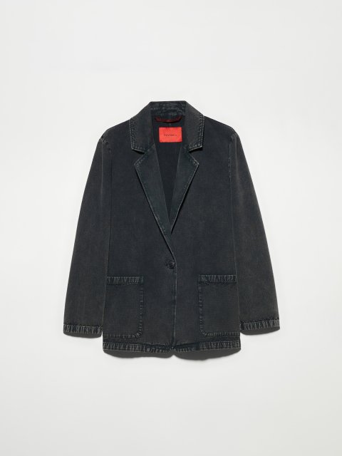 Чорний жакет MAX&CO з суміші бавовни та віскози: фото - Invogue