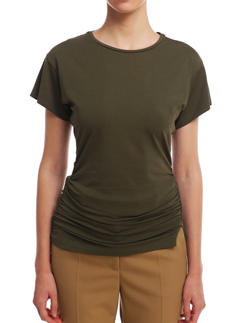 Зелёная футболка DOROTHEE SCHUMACHER: фото 3 - Invogue