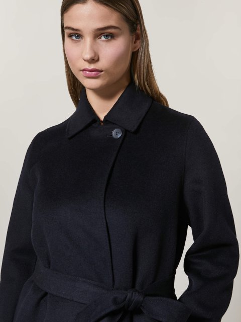 Темно-синє пальто PERSONA : фото 1 - Invogue