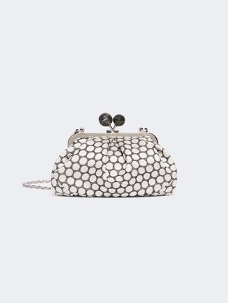 Чорна сумка Pasticcino Weekend Max Mara з льону та шовку: фото - Invogue